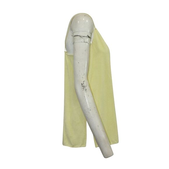 Theory Easy Slip Camisole Top in Yellow Viscose - Picture 3 of 5